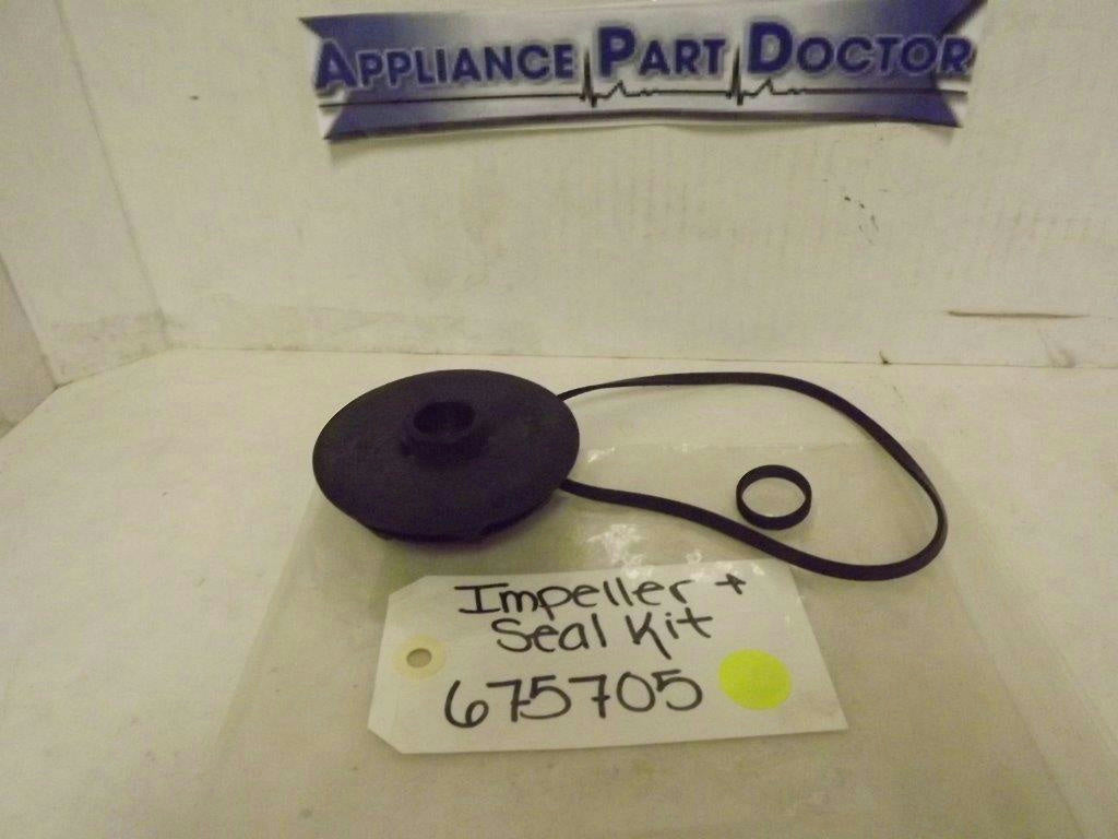 MAYTAG WHIRLPOOL DISHWASHER 675705 IMPELLER & SEAL KIT NEW MAYTAG WHIRLPOOL DISHWASHER 675705 IMPELLER & SEAL KIT NEW